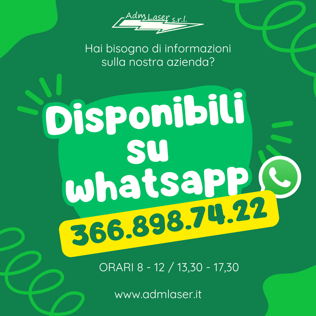 Adm laser è su whatsapp